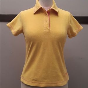 Vintage Yellow Fila Polo Shirt